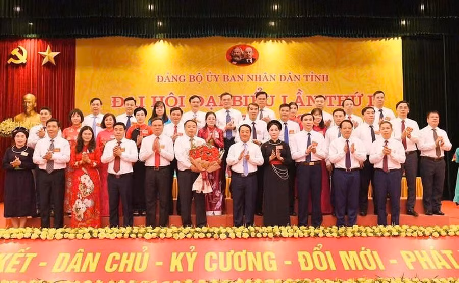 Ban chấp hành Đảng bộ UBND tỉnh Tuyên Quang nhiệm kỳ 2025 - 2030.