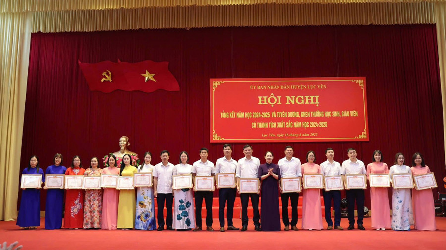 Ngành giáo dục huyện Lục Yên có nhiều thành tích trong năm học 2024-2025.