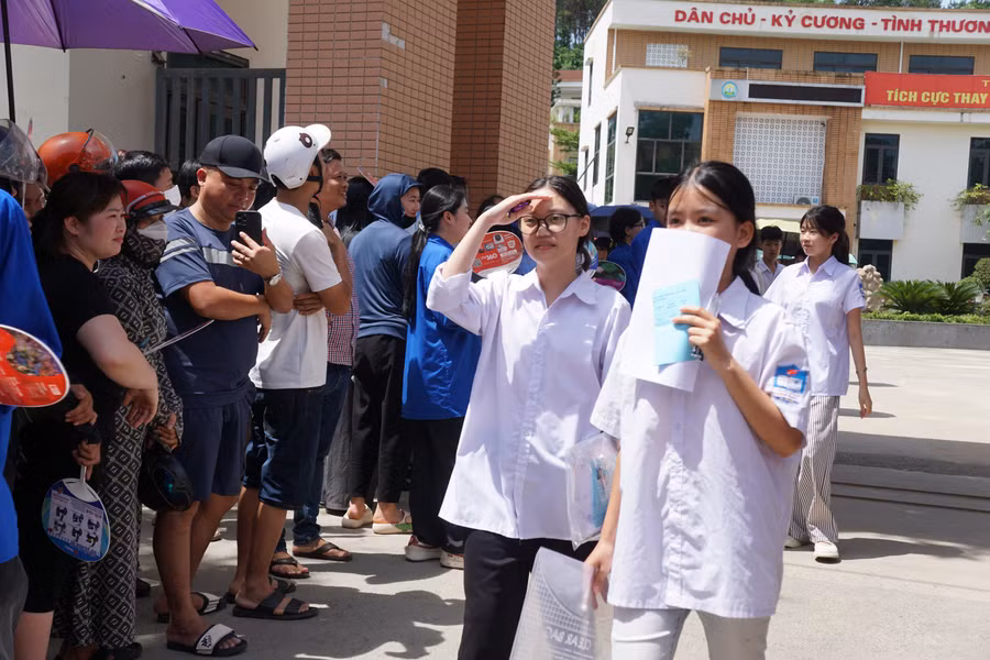 Trong ngày thi đầu tiên các thí sinh tại Yên Bái làm tốt các bài thi.