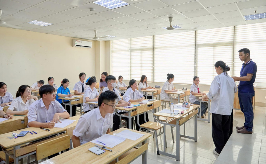 Học sinh Trường THPT Chuyên Hà Giang.