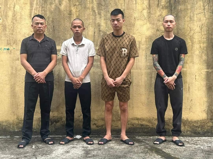 Một số đối tượng trong vụ án tại CQCSĐT.