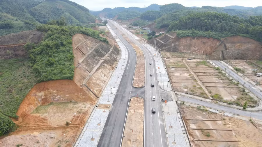 Tuyến đường nối Nguyễn Tất Thành - Âu Cơ tại Yên Bái.