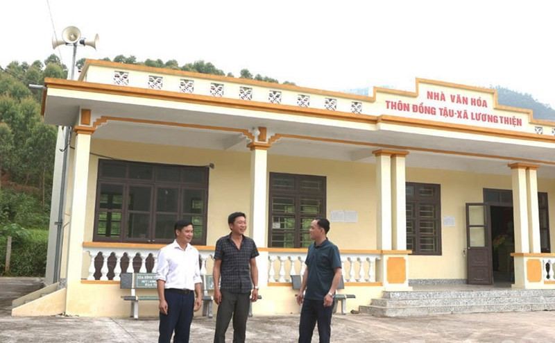 Loa phát thanh tại các nhà văn hóa phát huy vai trò trong giảm nghèo tại Tuyên Quang. 