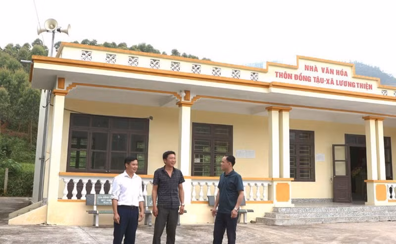 Loa phát thanh tại các nhà văn hóa phát huy vai trò trong giảm nghèo tại Tuyên Quang. 