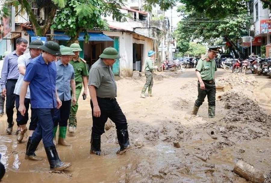 Thủ tướng Phạm Minh Chính chỉ đạo ứng phó mưa lũ, cứu hộ, cứu nạn tại Yên Bái.