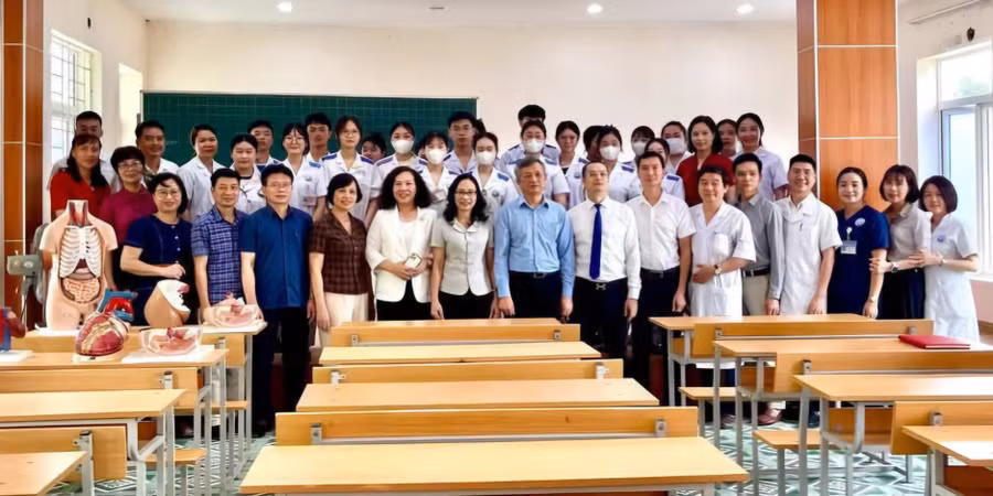 Giảng đường thực hành cho học sinh, sinh viên được khai trương.