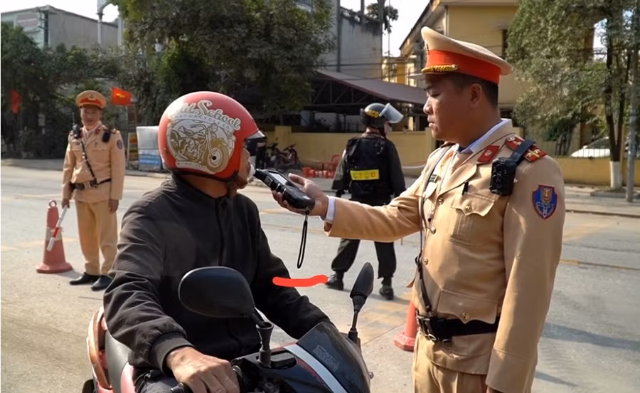 CSGT Yên Bái làm nhiệm vụ. (Ảnh: TL)