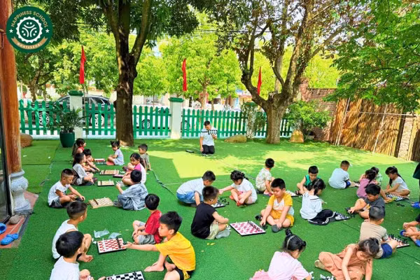 Lớp học Mầm non Hạnh Phúc (Ý Yên, Ninh Bình). 