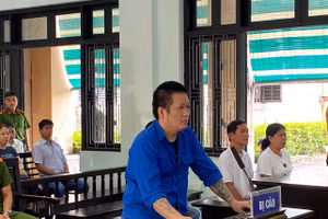 Bị cáo Trần Dụng Ty tại phiên tòa.