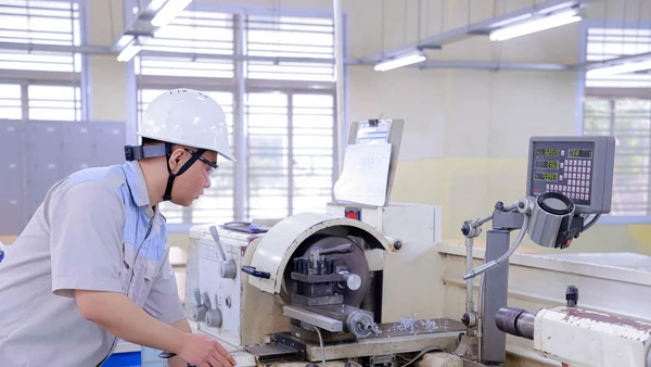 Sinh viên Trường Cao đẳng Công nghiệp Bắc Ninh trong giờ thực hành.