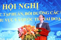 Thứ trưởng Thường trực Phạm Ngọc Thưởng phát biểu tại hội nghị.