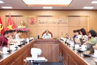 Bộ trưởng Nguyễn Kim Sơn chủ trì cuộc họp.