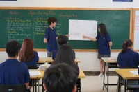 Học sinh Trường THCS-THPT Ban Mai trong giờ Ngữ văn.