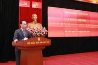 Quyền Bộ trưởng Bộ GD&ĐT Hoàng Minh Sơn.