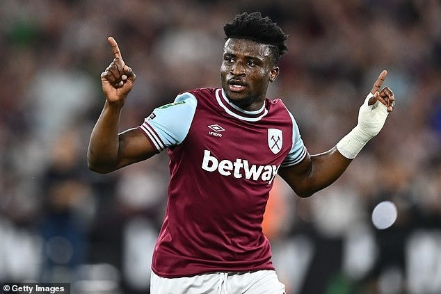 Mohammed Kudus là cầu thủ tấn công nhanh nhất của West Ham mùa giải trước. 12.jpg