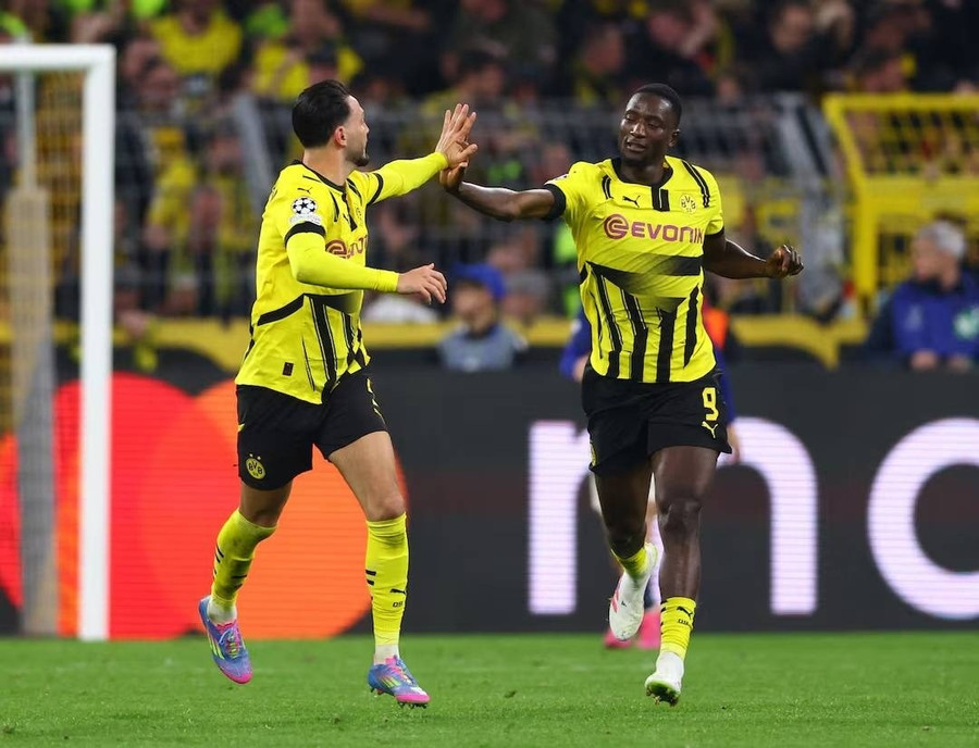 ...Serhou Guirassy của Dortmund đang dẫn đầu danh sách Vua phá lưới Champions League 2024-2025 với cùng 13 bàn thắng. rap-1.jpg