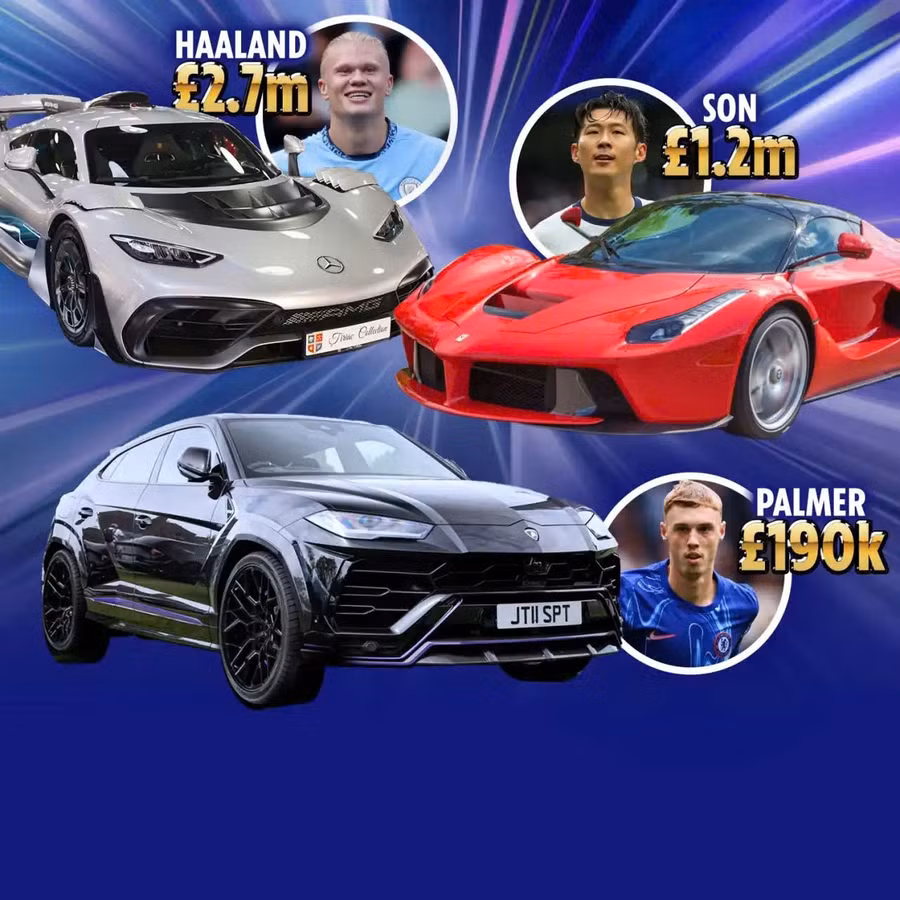 Dàn siêu xe đáng nể của các ngôi sao Ngoại hạng Anh 