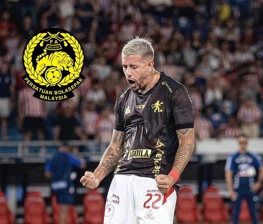 Tiền đạo gốc Argentina Rodrigo Holgado của tuyển Malaysia được định giá gần 24 tỷ đồng. hodalgo1aseanfootball25-5-25-174.jpg