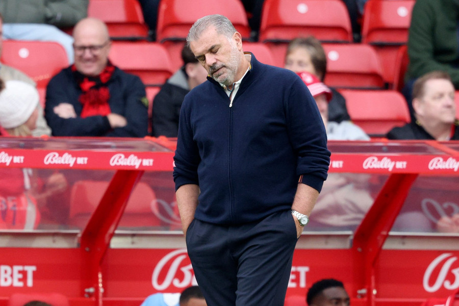 Nottingham Forest sa thải HLV Ange Postecoglou chỉ 19 phút sau trận thua Chelsea 0-3 ở vòng 8 Ngoại hạng Anh. tottenham.jpg