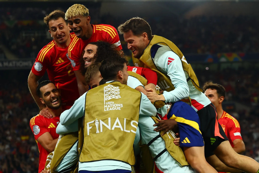 Tây Ban Nha thắng Pháp 5-4 để gặp Bồ Đào Nha ở chung kết Nations League năm nay. yamal-5.jpg