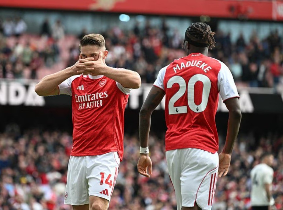 Các tân binh nhanh chóng hòa nhập và tạo ra sự khác biệt giúp Arsenal thắng Nottingham Forest 3-0 ở vòng 4 Ngoại hạng Anh. arsenal.jpg