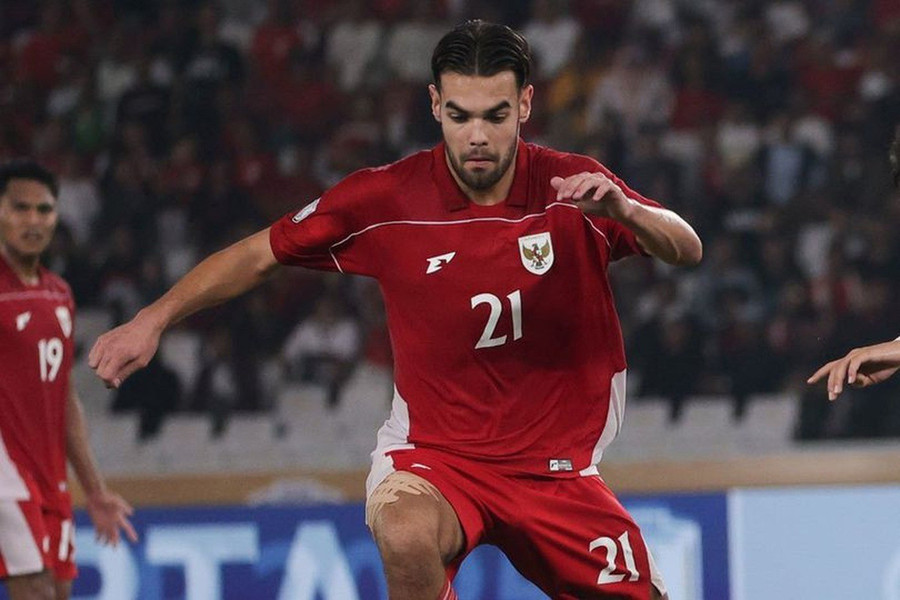 Tiền đạo nhập tịch Jens Raven là nhân tố chủ lực của U23 Indonesia tại U23 Đông Nam Á 2025. indoe.jpg