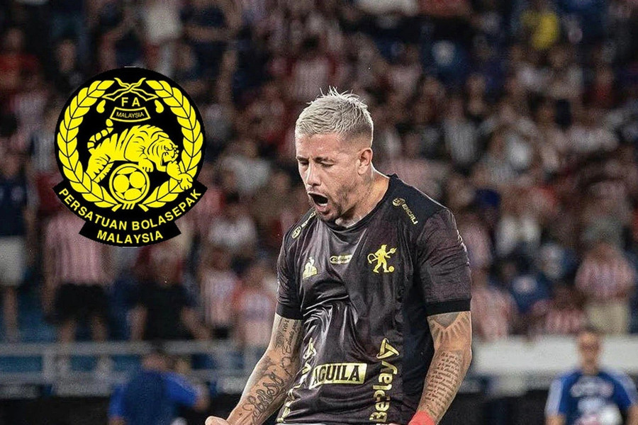 Malaysia có chân sút nhập tịch đắt giá Rodrigo Holgado. malay.jpg