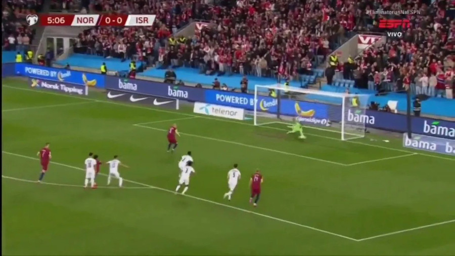 Erling Haaland liên tiếp đá hỏng 2 quả phạt đền cho đội tuyển Na Uy ở vòng loại World Cup 2026 khu vực châu Âu. halaand-2.jpg