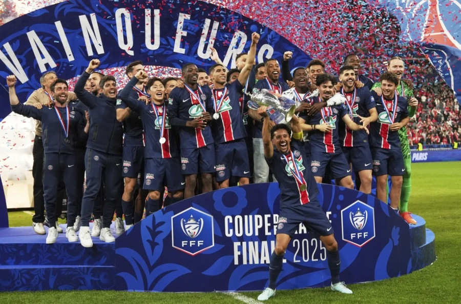 PSG sẽ lần đầu tiên vô địch Champions League nếu đánh bại Inter Milan. psg.jpg