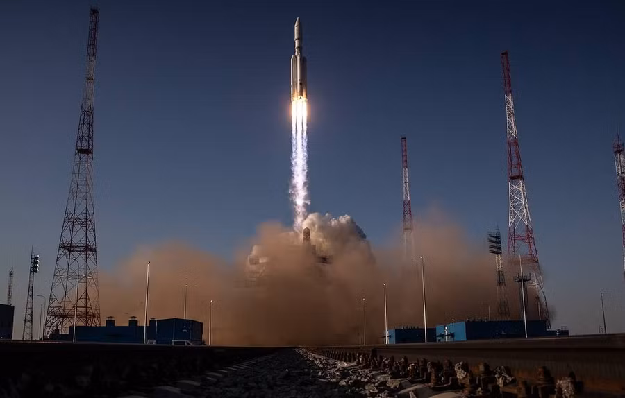 Nga phóng tên lửa đẩy Angara-A5 mang theo vệ tinh từ sân bay vũ trụ Plesetsk, ngày 19/6/2025.
