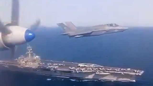Máy bay F-35C Mỹ đã có một cuộc chạm trán với chiến đấu cơ Il-38N Nga trên vùng biển ở Thái Bình Dương.