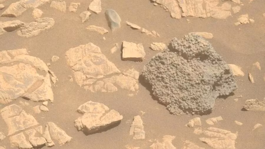 Loại đá kỳ lạ này được phát hiện trên sao Hỏa.