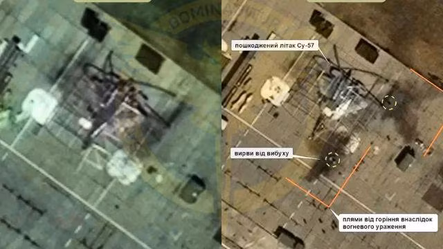 Hình ảnh vệ tinh cho thấy hậu quả của các cuộc tấn công bằng UAV của Ukraine vào căn cứ không quân Lipetsk-2 của Nga.
