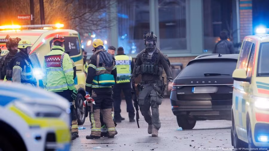 Lực lượng chức năng được điều đến hiện trường vụ xả súng, ngày 4/2/2025.