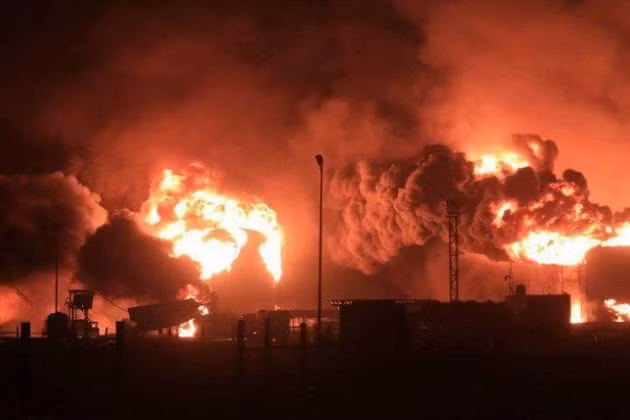 Houthi ở Yemen thiệt hại nặng nề sau cuộc không kích quy mô lớn của Israel, ngày 5/5/2025.