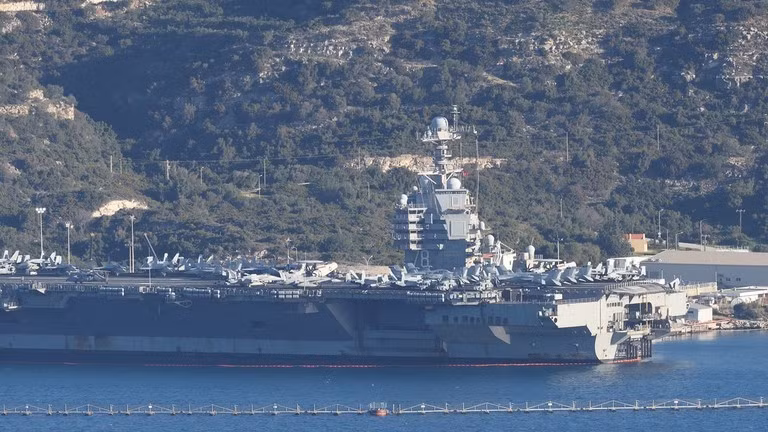 Tàu USS Gerald R. Ford của Hải quân Mỹ.