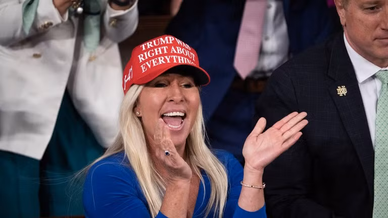 Nữ dân biểu Cộng hòa cánh hữu đến từ Georgia, Marjorie Taylor Greene.