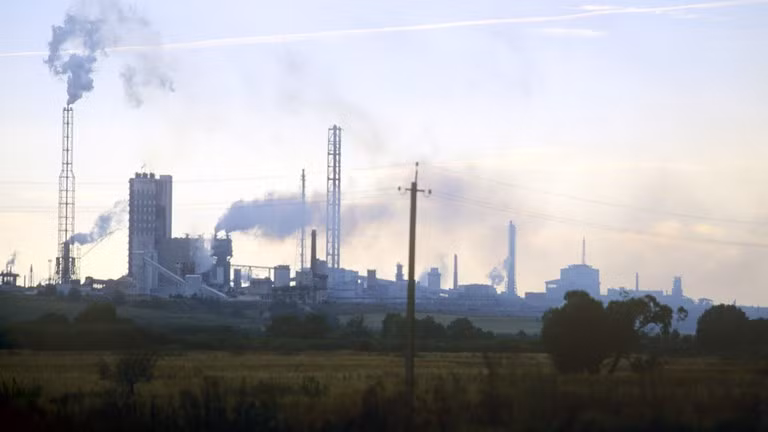 Nhà máy sản xuất phân bón Dorogobuzh ở vùng Smolensk, miền Tây nước Nga.