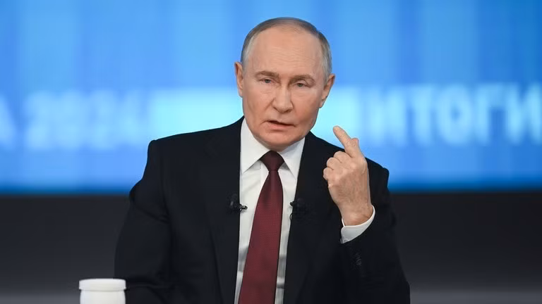 Tổng thống Nga Vladimir Putin.