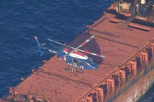 Thụy Điển bắt giữ tàu Caffa, được cho là thuộc nhóm "hạm đội bóng tối" Nga.