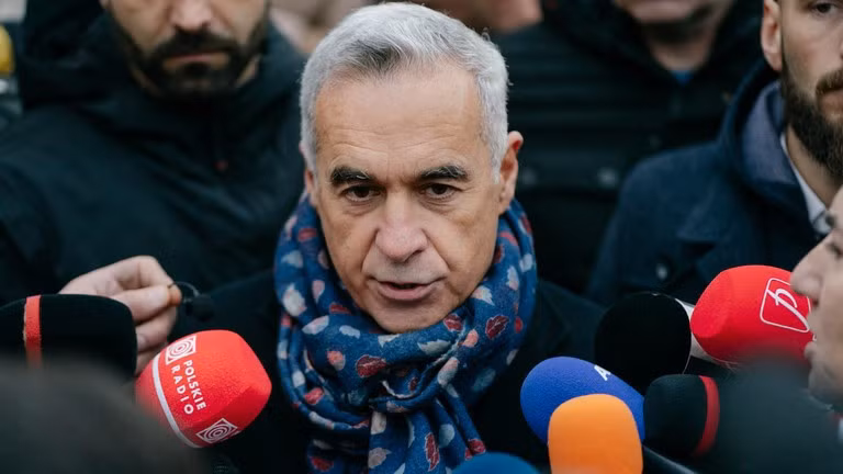 Ông Calin Georgescu, ứng cử viên hàng đầu trong cuộc bầu cử tổng thống Romania bị hủy bỏ năm ngoái.