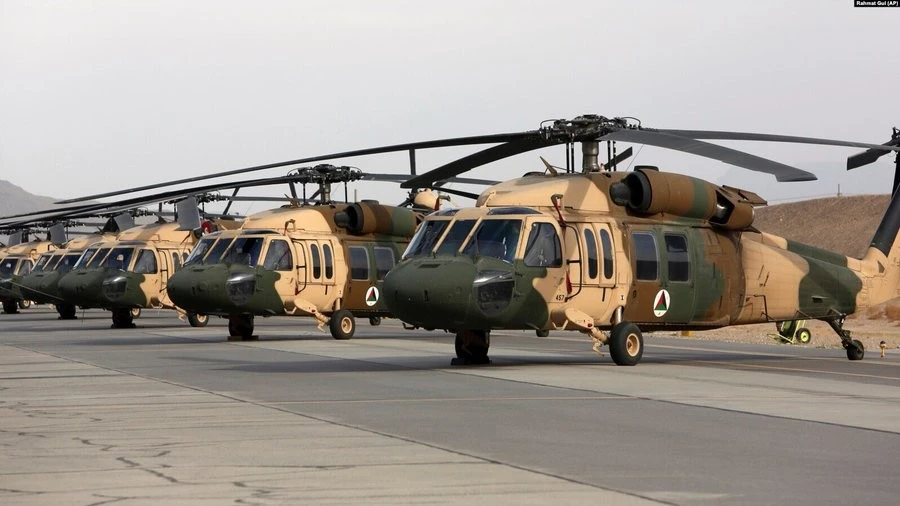 Trực thăng Black Hawk trước đây thuộc về quân đội Afghanistan và đồn trú tại Uzbekistan vừa được chuyển giao cho Mỹ.