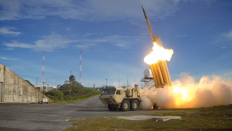 Hệ thống phòng thủ tên lửa Patriot của Mỹ ở Trung Đông.