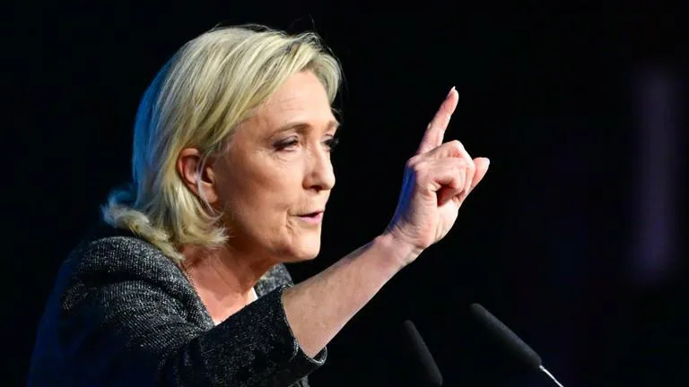 Cựu lãnh đạo đảng Tập hợp Quốc gia (RN), Marine Le Pen,