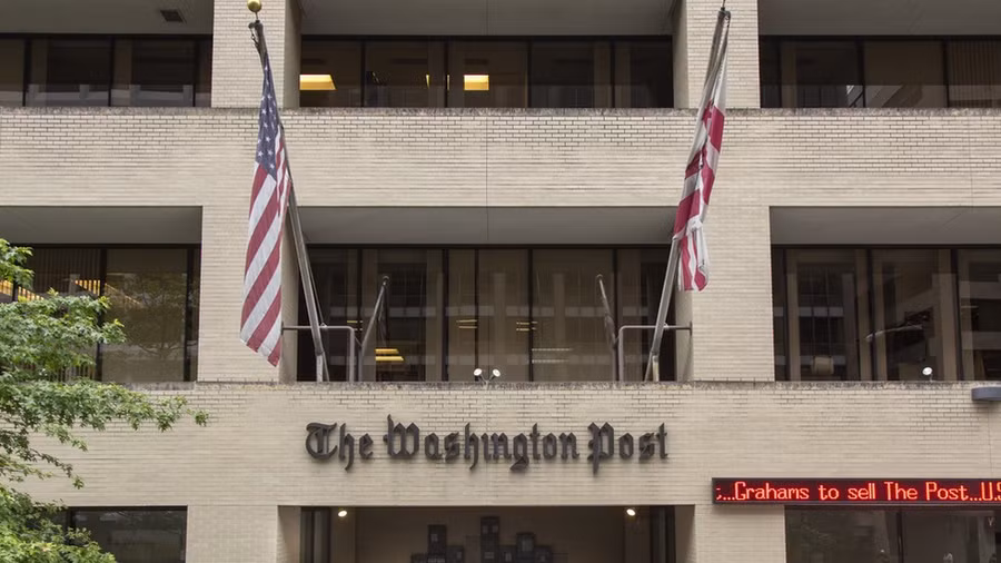Trụ sở tờ báo The Washington Post tại Washington, DC.