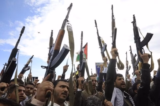 Lực lượng Houthi ở Yemen.