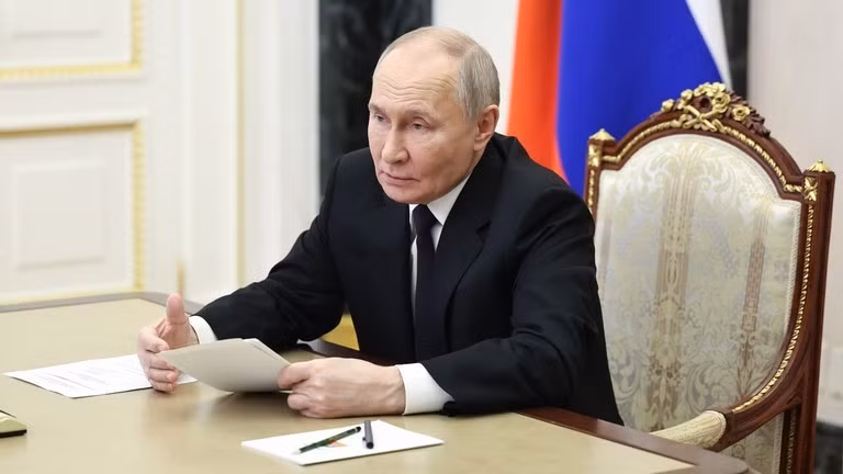 Tổng thống Nga Vladimir Putin.