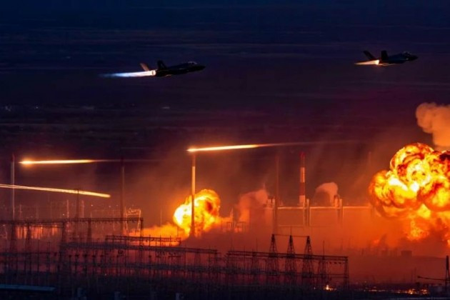 Mỹ-Israel phát động cuộc tấn công quy mô lớn vào lưới điện Iran, ngày 23/2/2026.