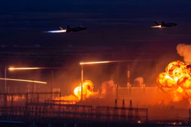 Mỹ-Israel phát động cuộc tấn công quy mô lớn vào lưới điện Iran, ngày 23/2/2026.