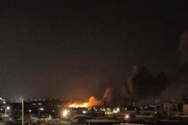 Israel tiến hành không kích miền Nam Lebanon, ngày 18/10/2024.